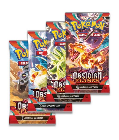 Obsidian Flames Booster Pack Break